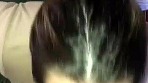 i love this sloppy deepthroat blowjob with cum swallow