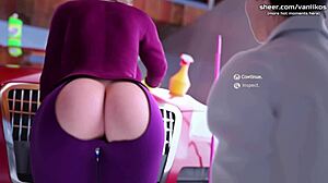 stuck step mom gets used by step son in taboo hentai game