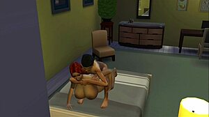 Aunt and nephew explore fucking in animated fun