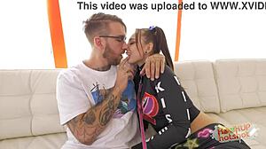 aidra fox takin me deep into her chocolate starfish, man!