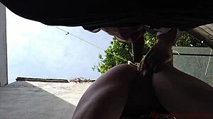 Student Natasha's Ass And Mouth Fucked Hard!