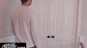 Harmony wonder practices with stepsister's pocket pussy in missionary and doggystyle positions