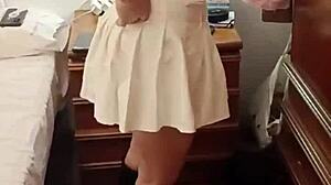 Watch my mother-in-law's reaction to talking about sex part 1