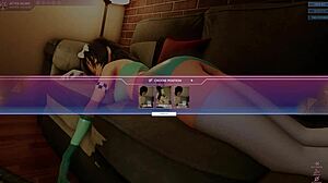 Wow, check out this cute anime babe riding hard in our apartment!