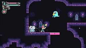 flip witch pixel hentai ep 14: hot monster girl femdom drains balls