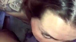 i love this sloppy deepthroat blowjob with cum swallow