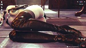 Exciting 3D Simulation Of Japanese Anime Girl In Action!