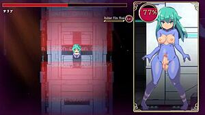 Mage Kanade's futa cock drained by giant tits mechanical angel in dungeon quest hentai.