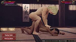 rien vs brittany in naked fighter 3d sex