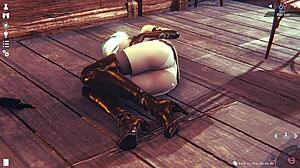 Exciting 3D Simulation Of Japanese Anime Girl In Action!