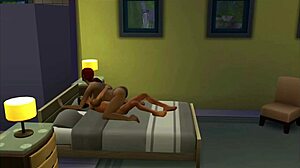 Aunt and nephew explore fucking in animated fun