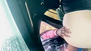 Celebrity Couple Caught Fucking Outdoors at National Wild Park Featuring BigBootiLatte