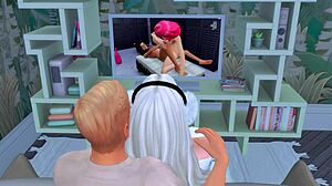 Futanari Mistress Dominates Cuckold Husband With Deep Throat And Anal In Anime