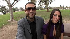 kourtney craves action at a voyeur's wild house  