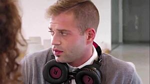 Freeuse teens get interracial fuck while working with monster cocks