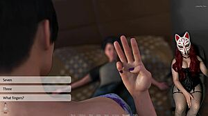 golden boy 14 explores anime hentai world with young solo character in fishnets.