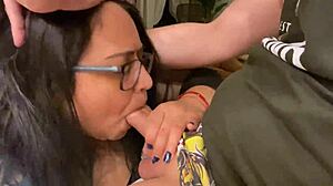 Watch this colombian milf couple's hardcore anal massage leading to cumshot creampie.