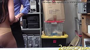 Does teen babe get fucked hard by older man's monster cock?