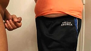 Pregnant Slut’s Face Pounded Hard in Bathroom