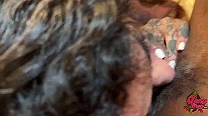 Roommate’s Girlfriend Masters Deep Throat Skills