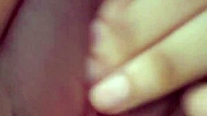 I rub my shaved wet cunt before work