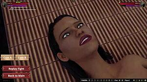 rien vs brittany in naked fighter 3d sex