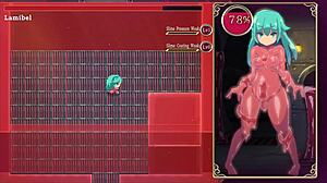 Mage Kanade's futa cock drained by giant tits mechanical angel in dungeon quest hentai.