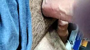 i gave car head on a rainy day outdoors, swallowing cum in public