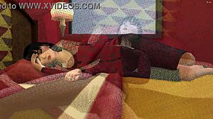 Japanese stepmom catches stepson masturbating then fucks him