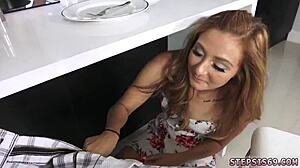 Super Cute Teen Amateur Competes In Family Creampie Contest