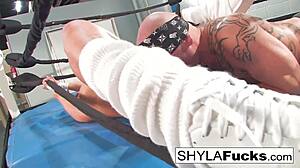 sexy shyla stylez learns mma moves before teaching her own naughty tricks