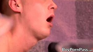 Young 18+ Guys Pound Ass in Wild Orgy