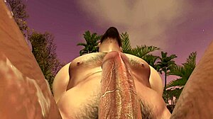 In this casual narrative, two guys engage in gay sex, exploring their desires passionately