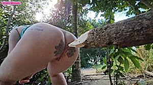 Man, I think bout stuffin wood in my ass when I pee outside, it itches bad!