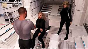 In this homemade erotic video, they travel through spacetime