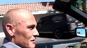 BBW hunting succeeded! Found a plump babe with huge tits!