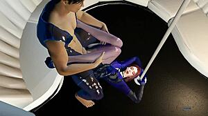 beauty officer gets hard fuck in 3d