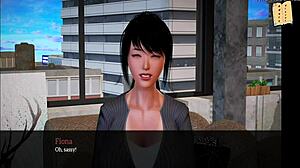 in my new family episode 278, the redhead amateur explores her erotic side.