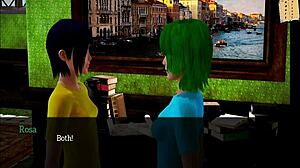 my new family gets erotic in this hentai?