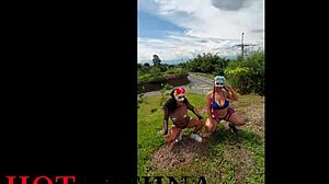 Photo Session Ends With Wild Assfucking Disaster