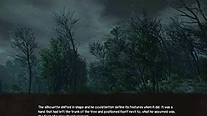 Brunette and Redhead Play Witcher with Monster Cock Demo