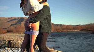 She totally dominated him with pegging in the woods! 😍