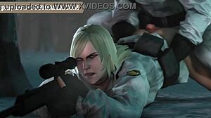 Metal Gear slams into monster cocks with raw power!