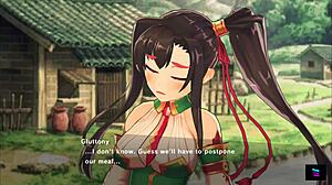 Magicami Koihime Muso Collab with Wild Hentai Group Riding Action