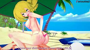 Dark magician girl in bikini fantasy yu-gi-oh adventure