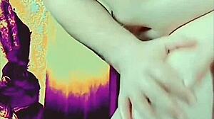 Twerking big white ass crossdresser rides in homemade scene