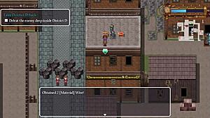 Cute Girl Grabs Strange Object In Man's Box: Detective Girl Of The Steam City Part 6