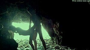 Couple Hides In Beach Cave For Private Moment