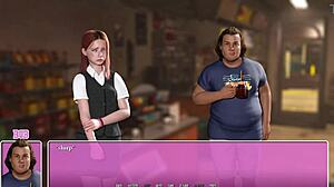 I meet a hot smoking emo with tattoos in summer city