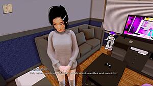 Harem Hotel 419: Cute Curvy Anime Girl In Sexy Outfit